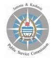 Jammu & Kashmir Public Service Commission (JKPSC)