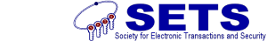 Society For Electronic Transactions And Security SETS Logo 300x47