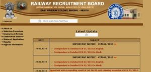 Railway Recruitment Board, Bhopal (RRB, Bhopal)