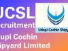Udupi Cochin Shipyard Limited Recruitment